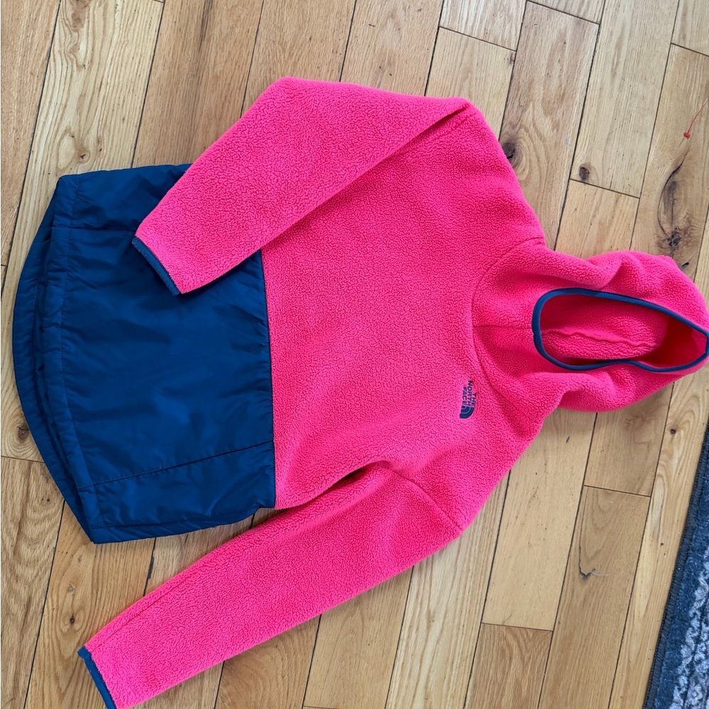 The North Face Pink and Navy Kids Jacket